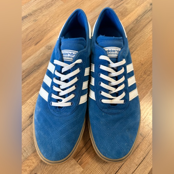 Adidas Suede Blue and White Men's Sneakers - Picture 2 of 4